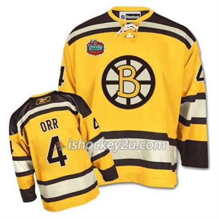 Reebok Mænd NHL Boston Bruins Trøje Bobby Orr #4 Winter Classic Guld