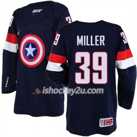 Reebok Mænd NHL USA Team Trøje Ryan Miller #39 Blå