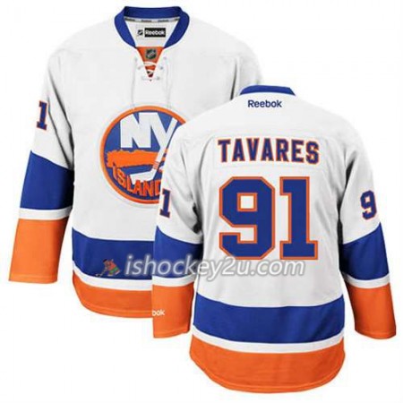 Reebok Mænd NHL New York Islanders Trøje John Tavares #91 Udebane Hvid