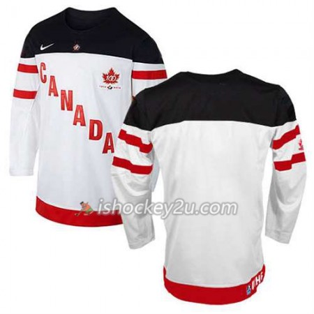 Reebok Mænd NHL Canada Team Trøje 100th Anniversary Sort Hvid