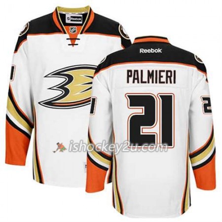 Reebok Mænd NHL Anaheim Ducks Trøje Kyle Palmieri #21 Udebane Hvid Reebok Mænd NHL Anaheim Ducks Trøje Kyle Palmieri #21 Udebane Hvid