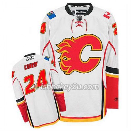 Reebok Mænd NHL Calgary Flames Trøje Craig Conroy #24 Udebane Hvid
