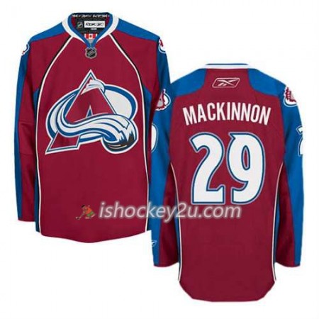 Reebok Mænd NHL Colorado Avalanche Trøje Nathan MacKinnon #29 Hjemme Rød Reebok Mænd NHL Colorado Avalanche Trøje Nathan MacKinnon #29 Hjemme Rød
