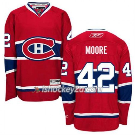 Reebok Mænd NHL Montreal Canadiens Trøje Dominic Moore #42 Hjemme Rød