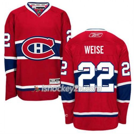Reebok Mænd NHL Montreal Canadiens Trøje Dale Weise #22 Hjemme Rød