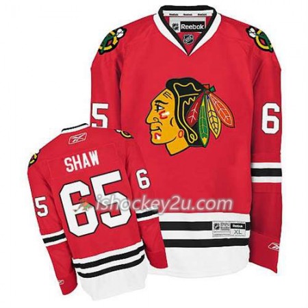 Børn NHL Chicago Blackhawks Trøje Andrew Shaw #65 Premier Hjemme Rød