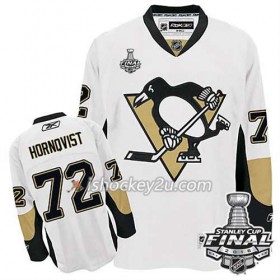 Reebok NHL Pittsburgh Penguins Trøje Patric Hornqvist #72 Hvid Udebane 2016 Stanley Cup