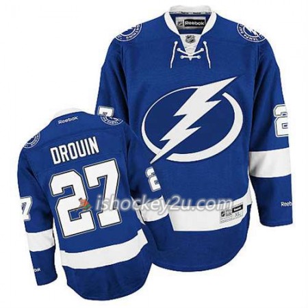 Reebok Mænd NHL Tampa Bay Lightning Trøje Jonathan Drouin #27 Hjemme Blå