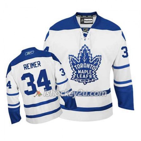 Reebok Mænd NHL Toronto Maple Leafs Trøje James Reimer #34 Tredje Hvid
