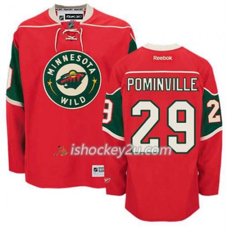 Reebok Mænd NHL Minnesota Wild Trøje Jason Pominville #29 Hjemme Rød