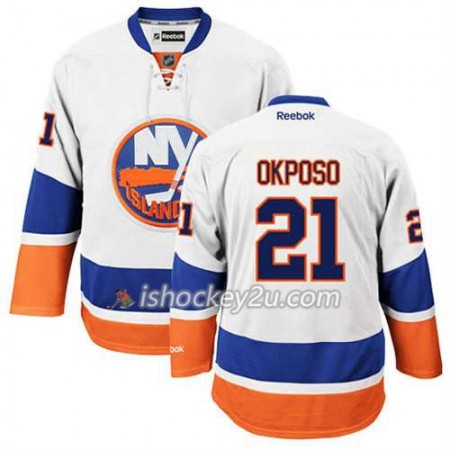 Reebok Mænd NHL New York Islanders Trøje Kyle Okposo #21 Udebane Hvid Reebok Mænd NHL New York Islanders Trøje Kyle Okposo #21 Udebane Hvid