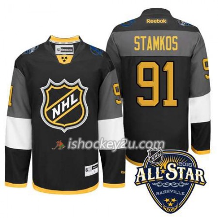 NHL 2016 All-Star Tampa Bay Lightning Trøje Steven Stamkos #91 Sort