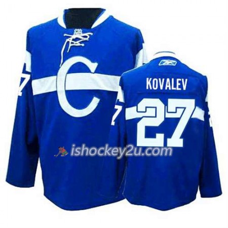 Reebok Mænd NHL Montreal Canadiens Trøje Alexei Kovalev #27 Tredje Blå