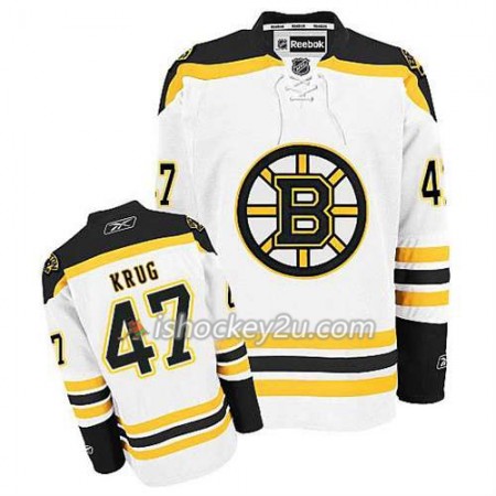Reebok Mænd NHL Boston Bruins Trøje Torey Krug #47 Udebane Hvid