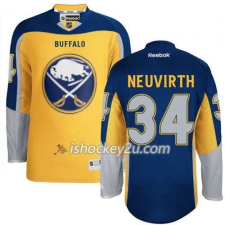 Reebok Mænd NHL Buffalo Sabres Trøje Michal Neuvirth #34 Ny Tredje Guld