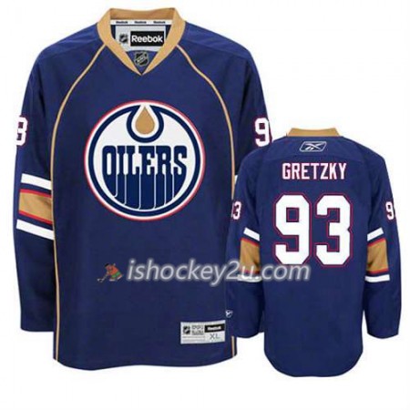 Reebok Mænd NHL Edmonton Oilers Trøje Ryan Nugent-Hopkins #93 Tredje Blå Reebok Mænd NHL Edmonton Oilers Trøje Ryan Nugent-Hopkins #93 Tredje Blå