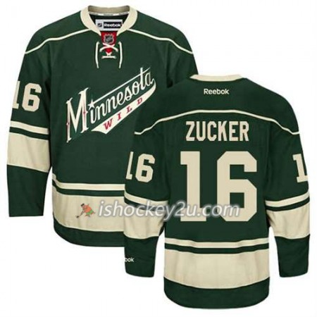 Reebok Mænd NHL Minnesota Wild Trøje Jason Zucker #16 Tredje Grøn