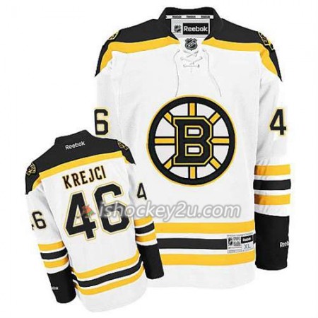 Reebok Mænd NHL Boston Bruins Trøje David Krejci #46 Udebane Hvid