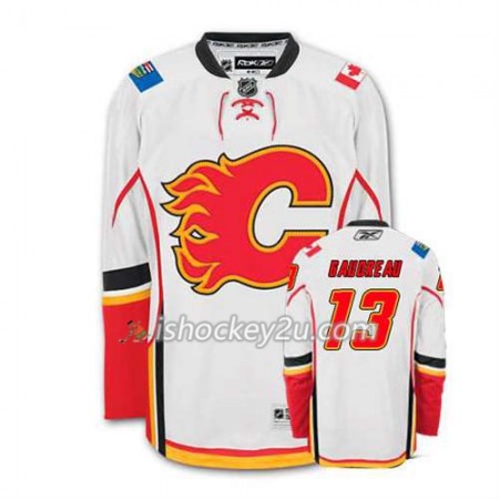 Reebok Mænd NHL Calgary Flames Trøje Johnny Gaudreau #13 Udebane Hvid