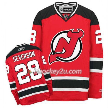 Reebok Mænd NHL New Jersey Devils Trøje Femmeon Severson #28 Hjemme Rød