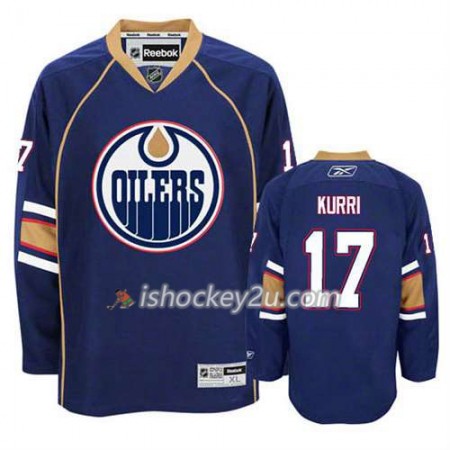 Reebok Mænd NHL Edmonton Oilers Trøje Jari Kurri #17 Tredje Blå