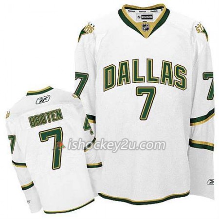 Reebok Mænd NHL Dallas Stars Trøje Neal BRøden #7 Tredje Hvid