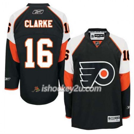 Reebok Mænd NHL Philadelphia Flyers Trøje Bobby Clarke #16 Tredje Sort