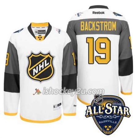 NHL 2016 All-Star Washington Capitals Trøje Nicklas Backstrom #19 Sort
