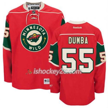 Reebok Mænd NHL Minnesota Wild Trøje Matt Dumba #55 Hjemme Rød