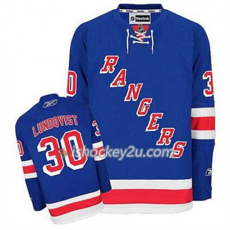 Reebok Mænd NHL New York Rangers Trøje Henrik Lundqvist #30 Hjemme Blå