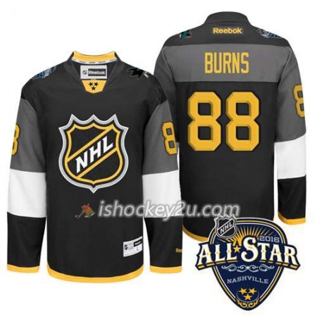 NHL 2016 All-Star San Jose Sharks Trøje Brent Burns #88 Sort