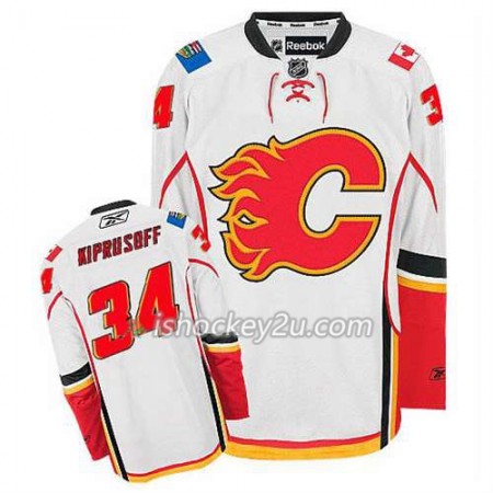 Reebok Mænd NHL Calgary Flames Trøje Miikka Kiprusoff #34 Udebane Rød