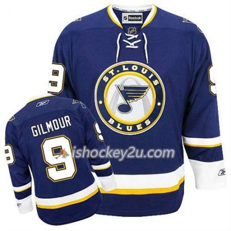 Reebok Mænd NHL St. Louis Blues Trøje Doug Gilmour #9 Tredje Blå