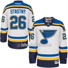 Reebok Mænd NHL St. Louis Blues Trøje Paul Stastny #26 Udebane Hvid