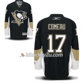 Reebok Mænd NHL Pittsburgh Penguins Trøje Blake Comeau 17 Sort Hjemme