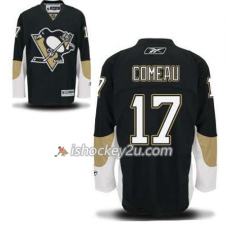 Reebok Mænd NHL Pittsburgh Penguins Trøje Blake Comeau 17 Sort Hjemme