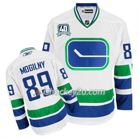 Reebok Mænd NHL Vancouver Canucks Trøje Alexander Mogilny #89 Tredje Hvid