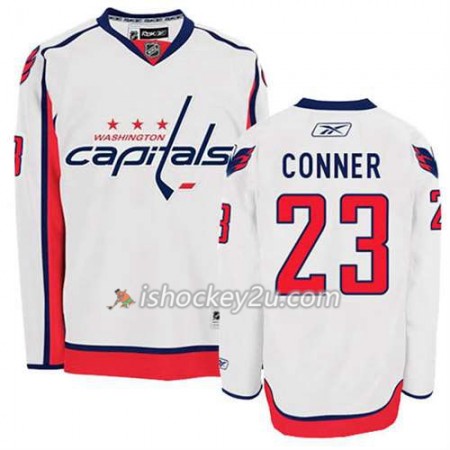 Reebok Mænd NHL Washington Capitals Trøje Chris Conner #23 Udebane Hvid