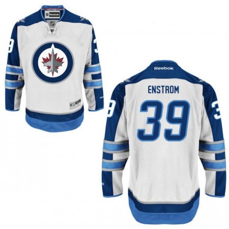 Reebok Mænd NHL Winnipeg Jets Trøje Toby Enstrom #39 Udebane Hvid