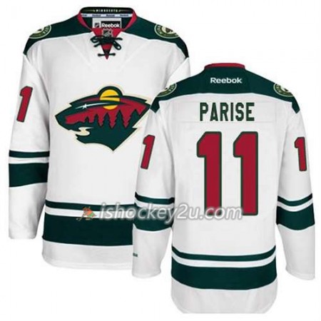 Reebok Mænd NHL Minnesota Wild Trøje Zach Parise #11 Udebane Hvid