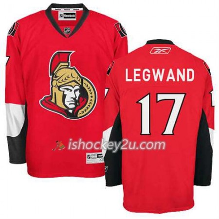 Reebok Mænd NHL Ottawa Senators Trøje David Legwand #17 Hjemme Rød