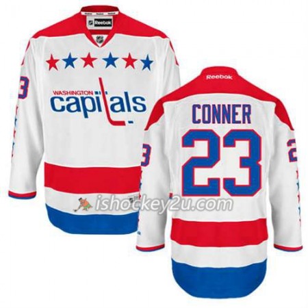Reebok Mænd NHL Washington Capitals Trøje Chris Conner #23 Tredje Hvid
