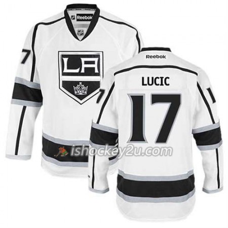 Reebok Mænd NHL Los Angeles Kings Trøje Milan Lucic #17 Udebane Hvid