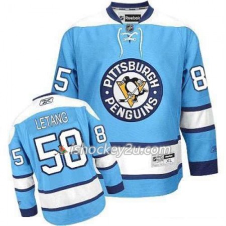 Reebok Mænd NHL Pittsburgh Penguins Trøje Kris Letang 58 Tredje