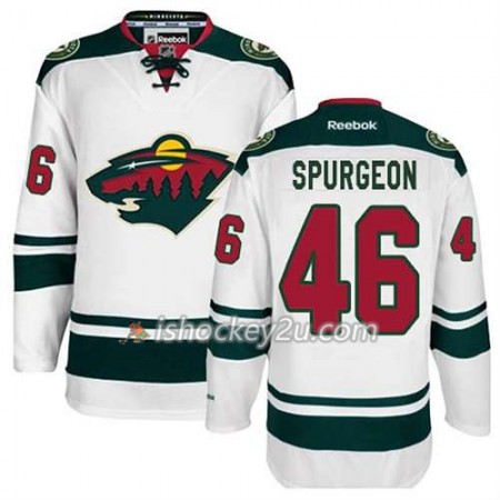 Reebok Mænd NHL Minnesota Wild Trøje Jared Spurgeon #46 Udebane Hvid