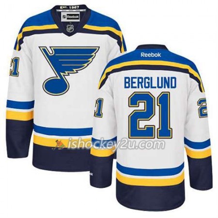 Reebok Mænd NHL St. Louis Blues Trøje Patrik Berglund #21 Udebane Hvid