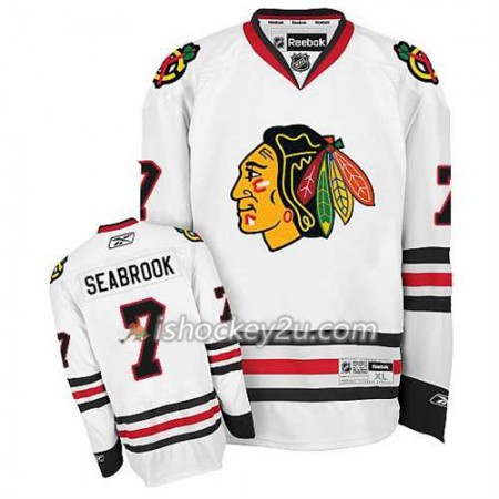 Reebok Mænd NHL Chicago Blackhawks Trøje Brent Seabrook #7 Udebane Hvid