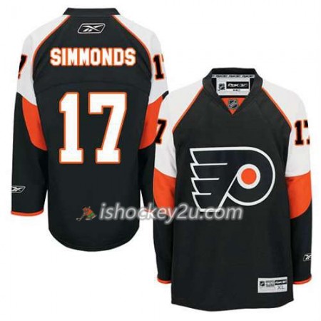 Reebok Mænd NHL Philadelphia Flyers Trøje Wayne Simmonds #17 Tredje Sort