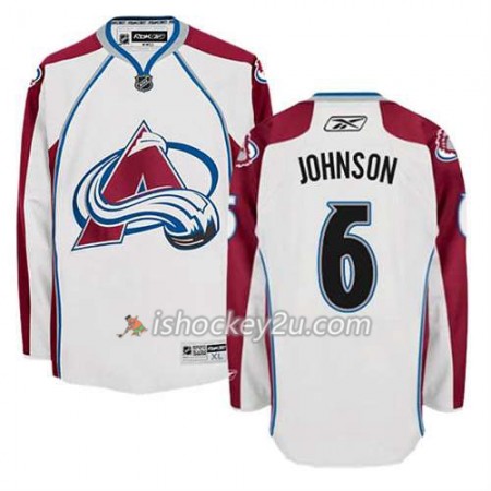 Reebok Mænd NHL Colorado Avalanche Trøje Erik Johnson #6 Udebane Rød Reebok Mænd NHL Colorado Avalanche Trøje Erik Johnson #6 Udebane Rød