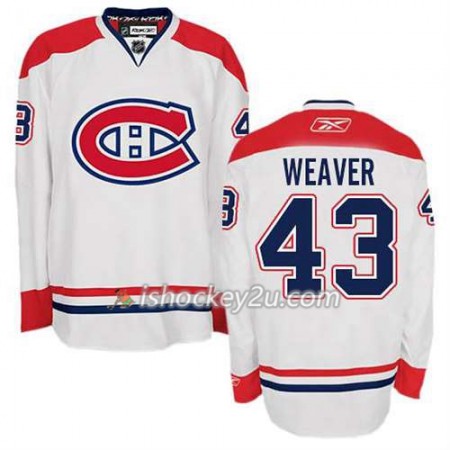 Reebok Mænd NHL Montreal Canadiens Trøje Mike Weaver #43 Udebane Hvid